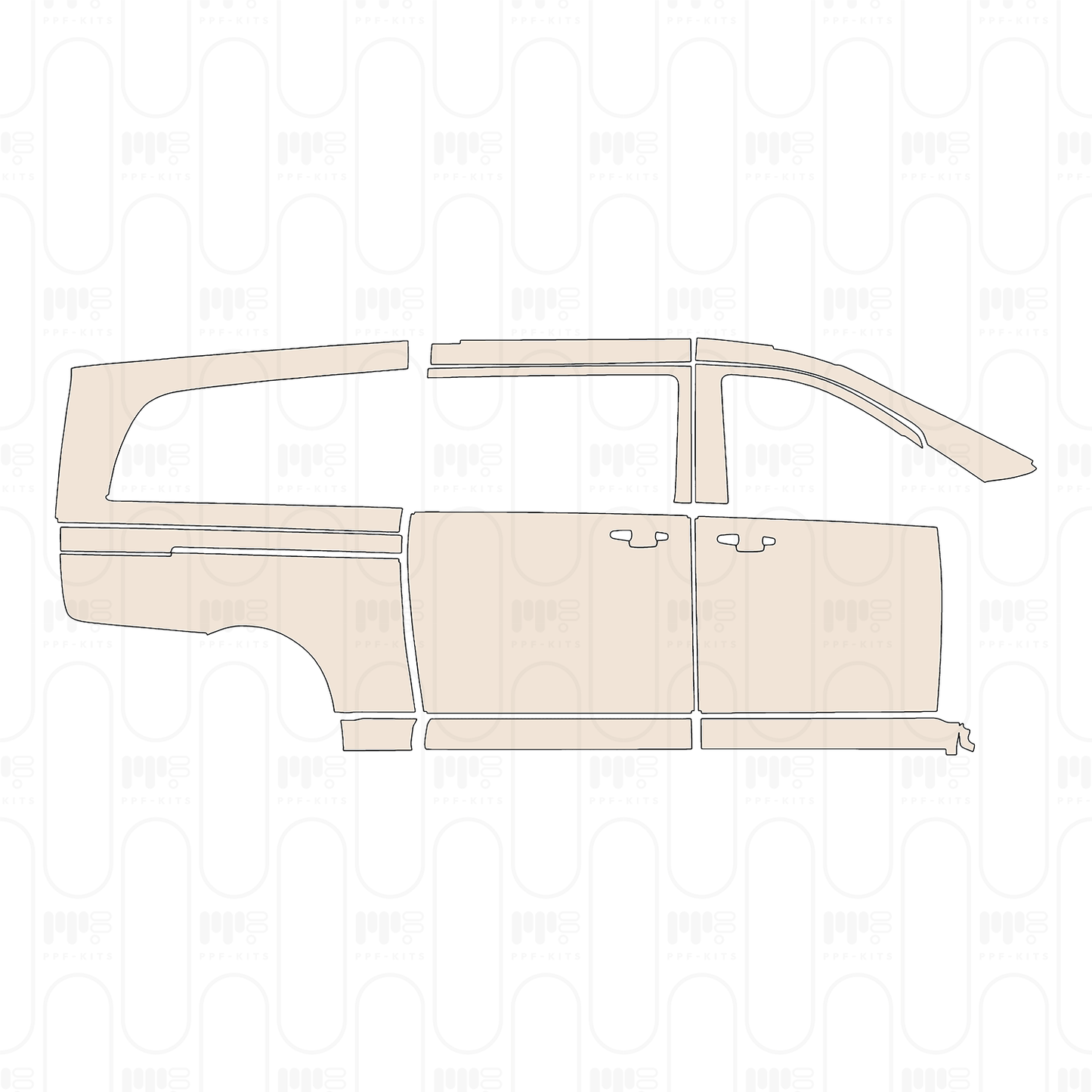 Bumper+Grille+Headlamp with 2 PDC (Parking Sensors)