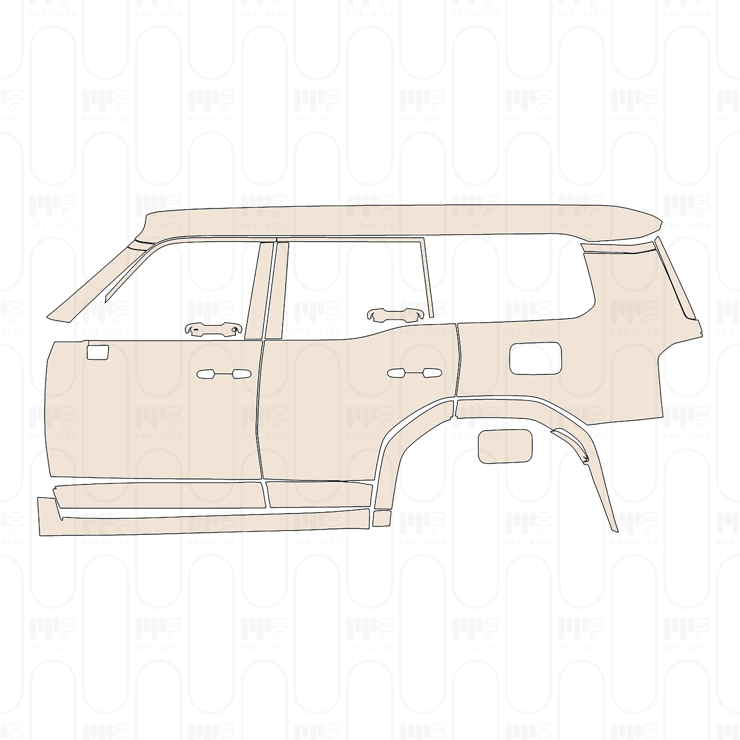 Bumper+Headlamp without offroad design Package
