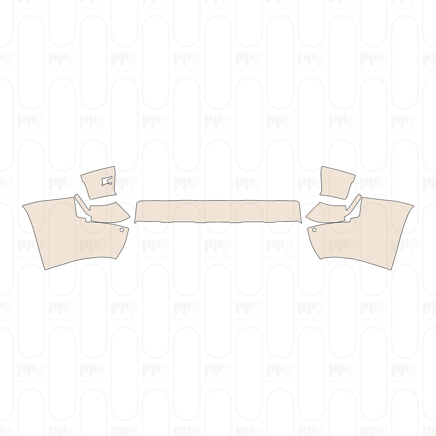 (left) Door+Side Skirt+Rear Fender without offroad design Package
