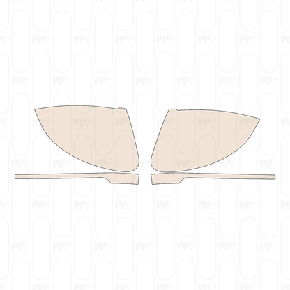 (right) Door+Side Skirt+Rear Fender without offroad design Package