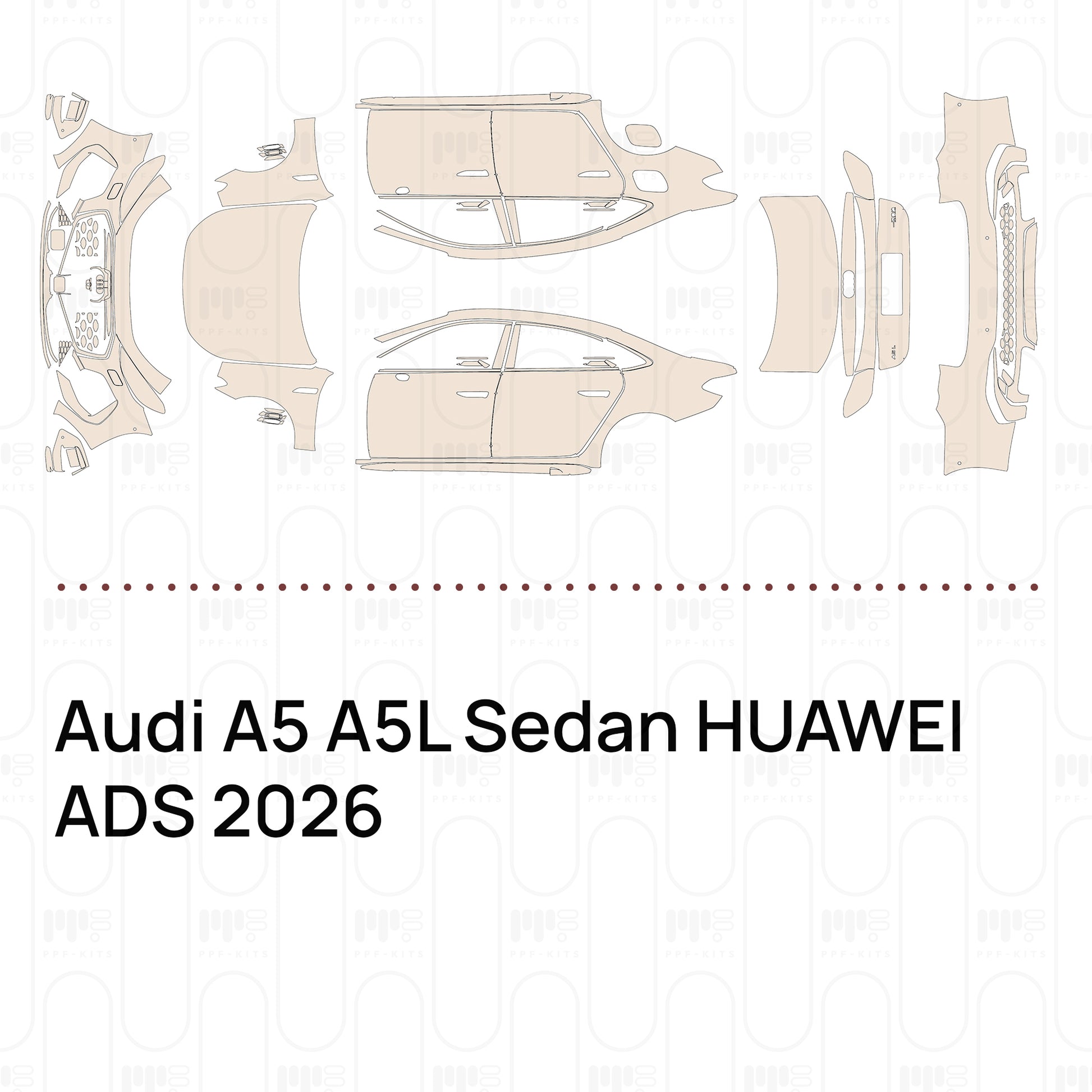 Bumper+Headlamp with 4 PDC (Parking Sensors)