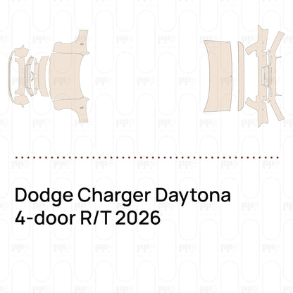 Dodge Charger Daytona 4-door R T 2026 – PPF prédécoupé