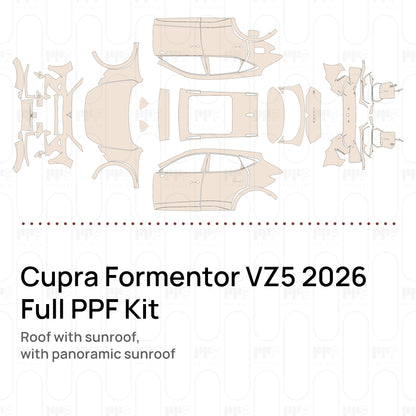 Roof with sunroof, with panoramic sunroof / PPF-Kits PK-G2
