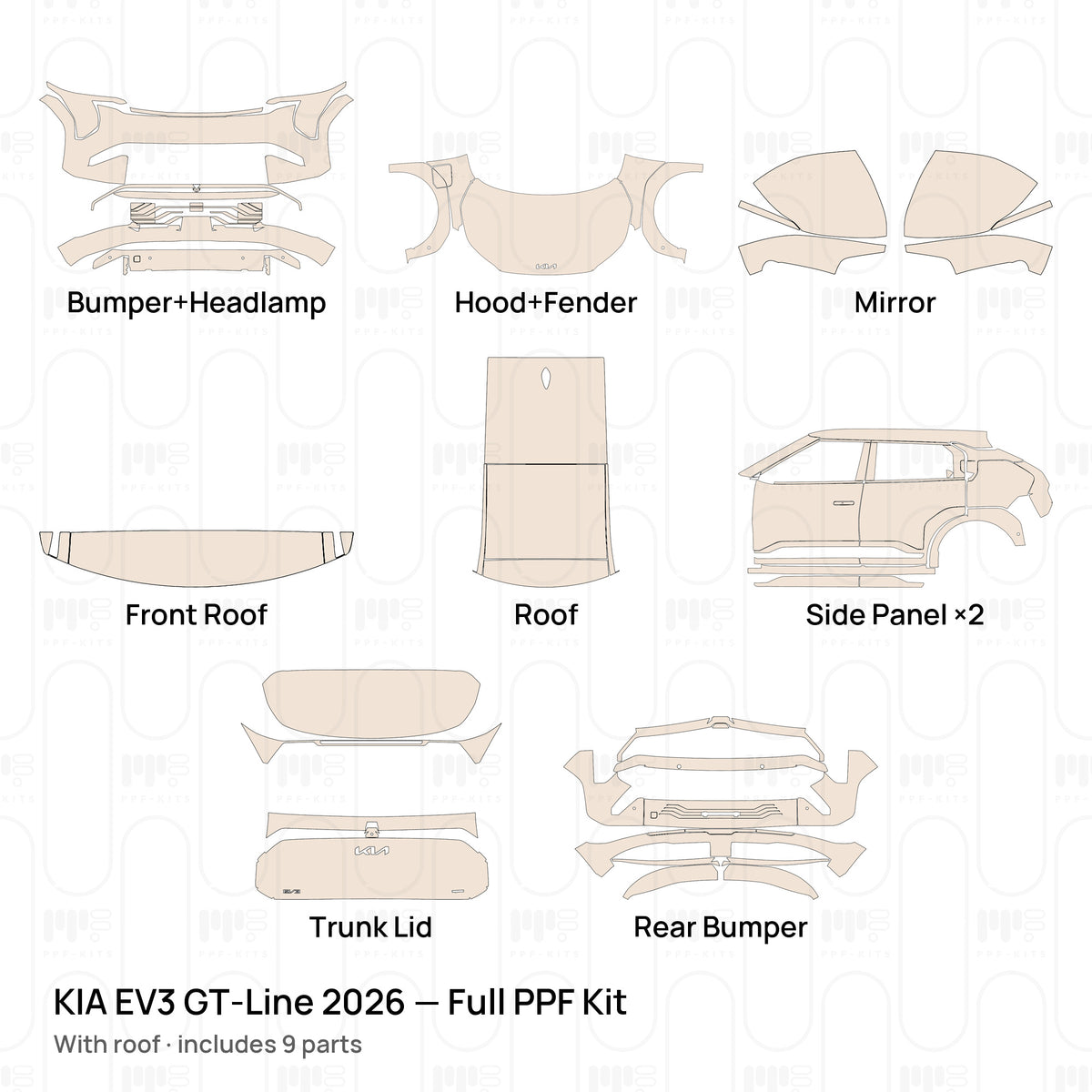 With roof / PPF-Kits PK-G2
