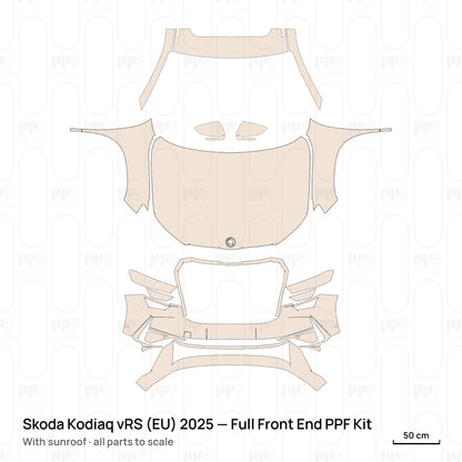 With sunroof / PPF-Kits PK-G2