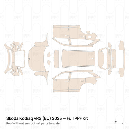 Roof without sunroof / PPF-Kits PK-G2