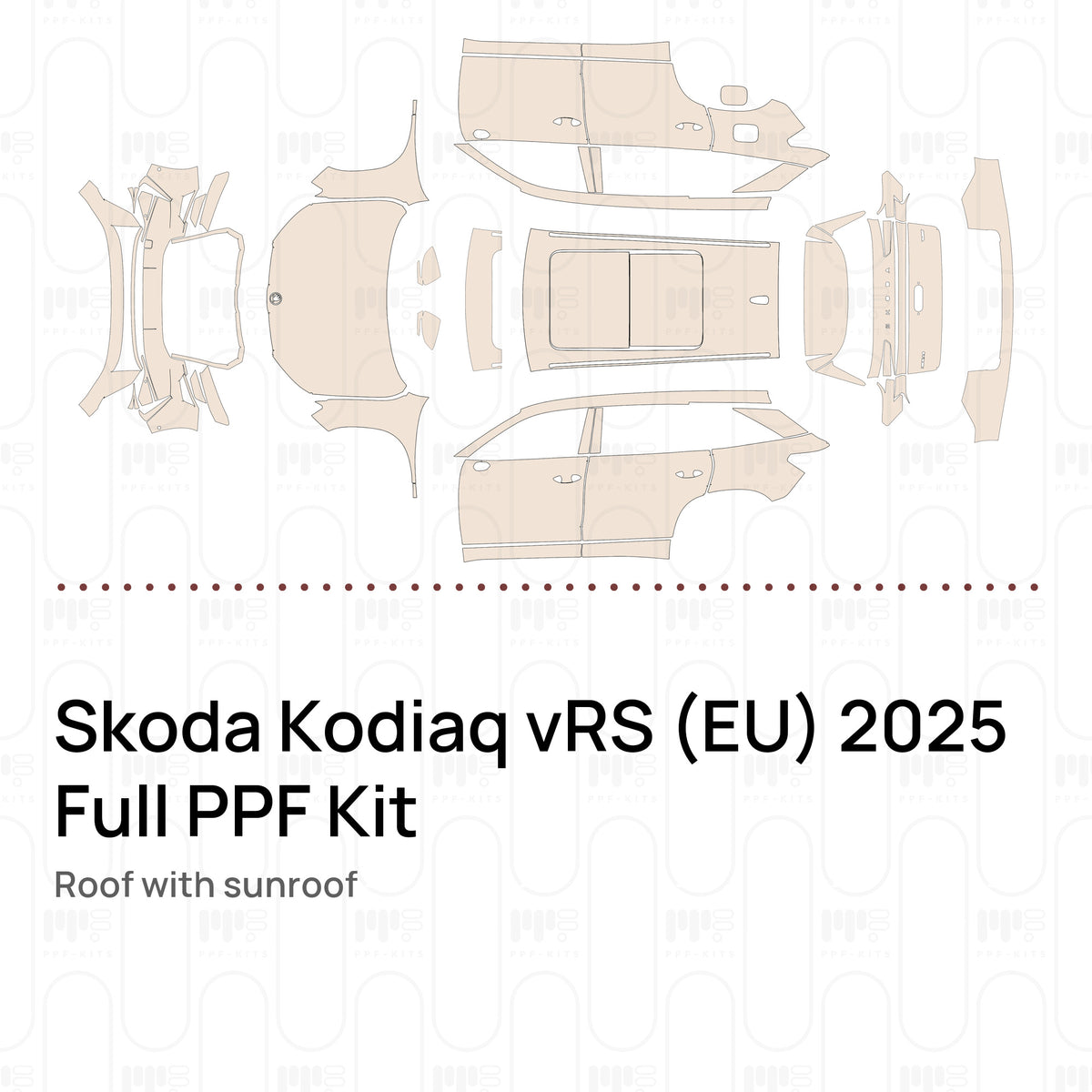 Roof with sunroof / PPF-Kits PK-G2