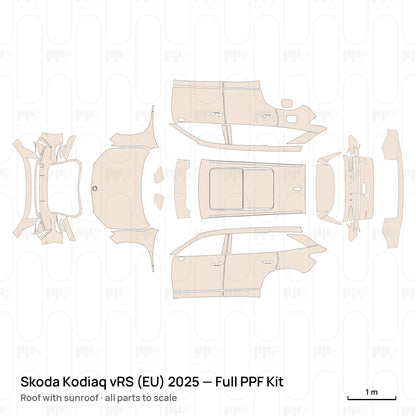 Roof with sunroof / PPF-Kits PK-G2