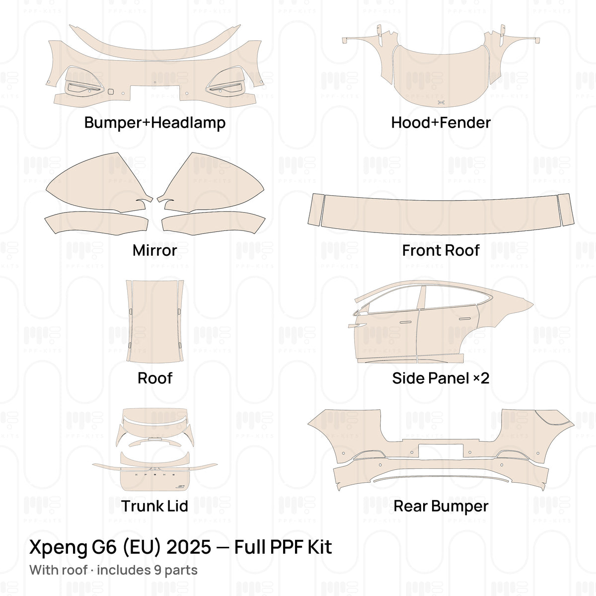 With roof / PPF-Kits PK-G2