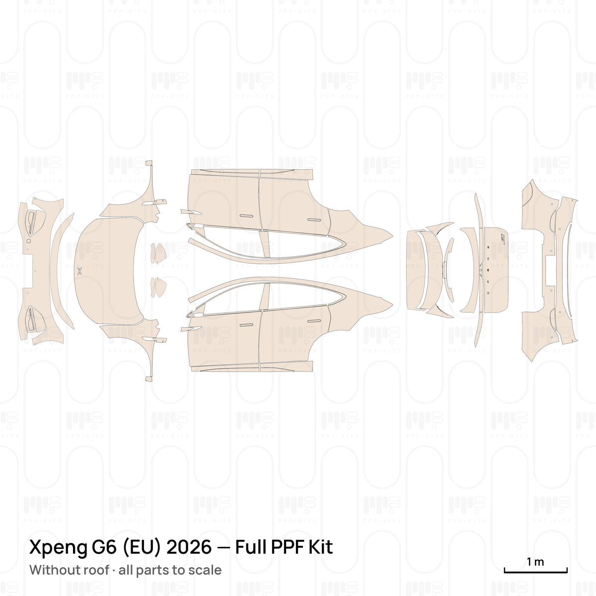 Without roof / PPF-Kits PK-G2