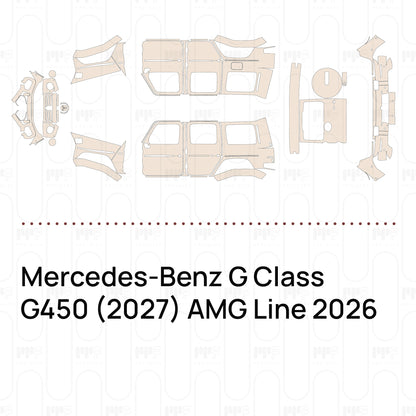 Mercedes-Benz G Class G450 (2027) AMG Line 2026 – PPF prédécoupé