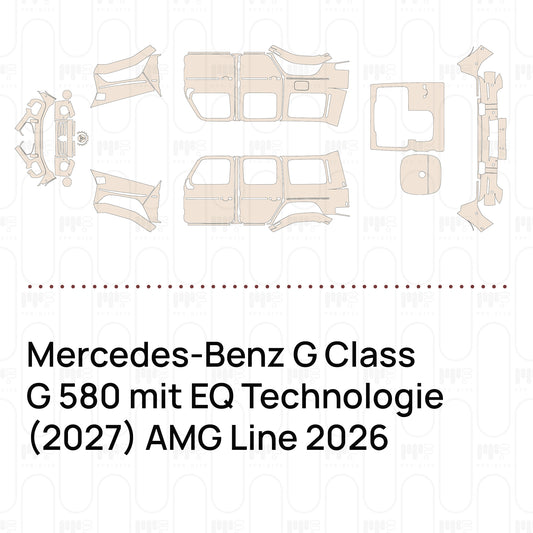 Mercedes-Benz G Class G 580 mit EQ Technologie (2027) AMG Line 2026 – PPF prédécoupé