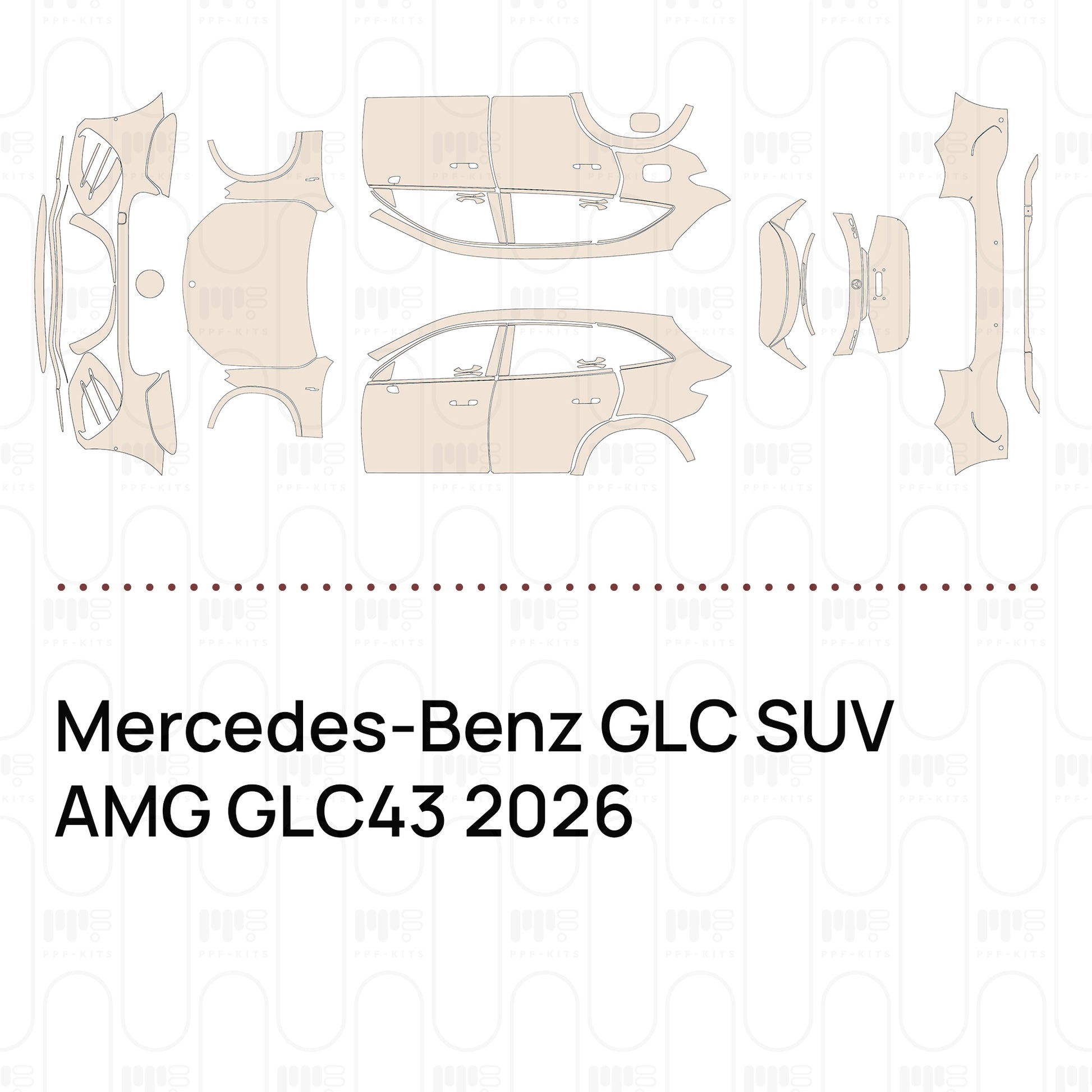 Bumper+Headlamp without AMG Aerodynamics Package, with 2 PDC (Parking Sensors)