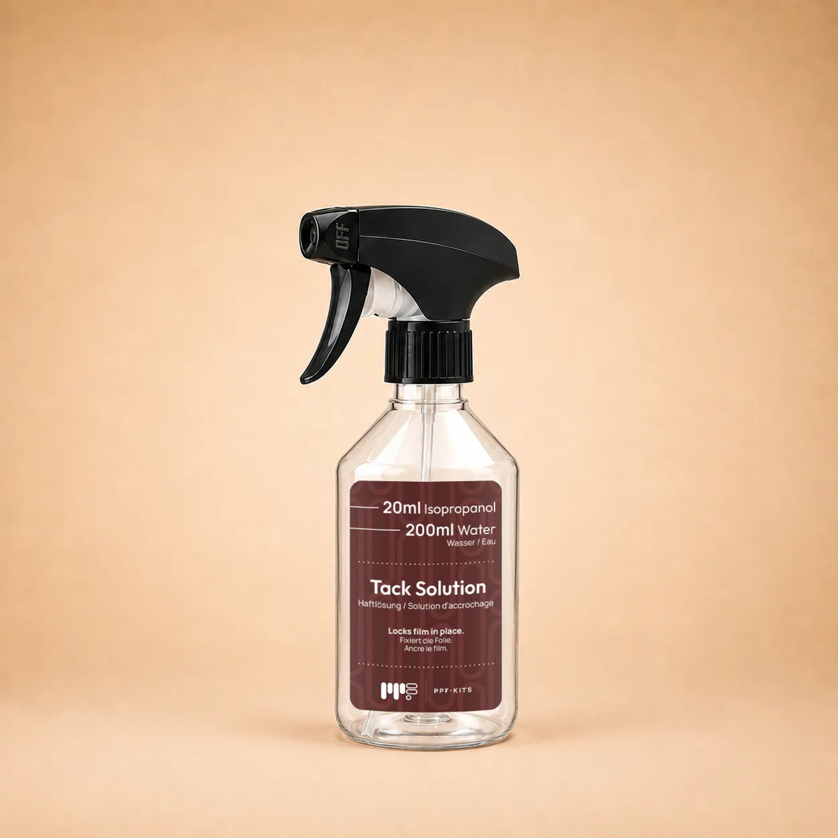 Pre-cut PPF pattern: ProductImageTack - PPF-Kits Tack Solution Bottle
