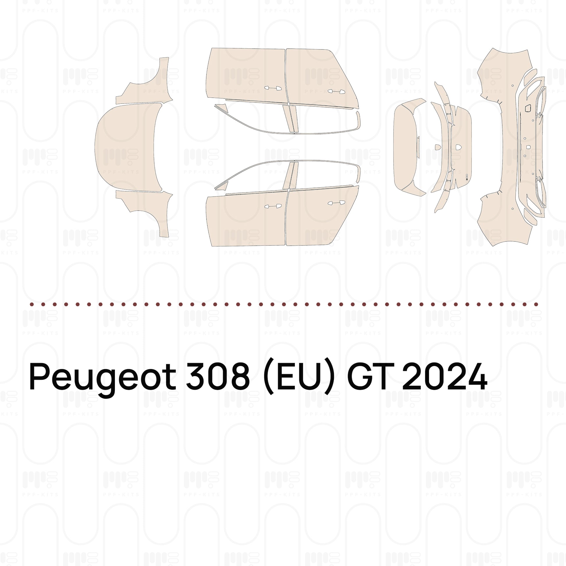 Hood+Fender without Emblem on Fenders
