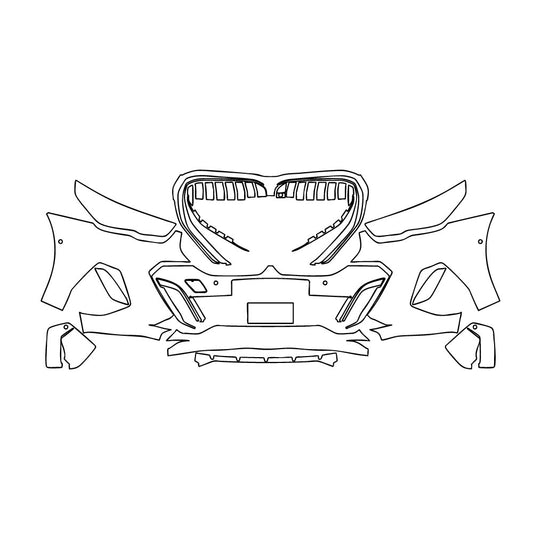 PPF prédécoupé BMW 5 Series Sedan Extended Wheelbase M Sport 2025