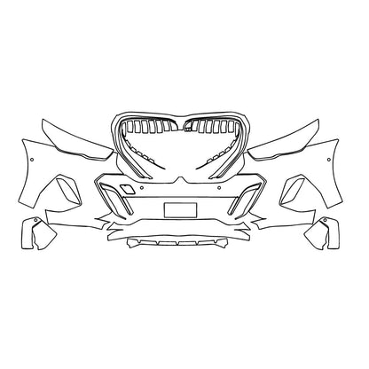 PPF prédécoupé BMW 5 Series Sedan Extended Wheelbase M Sport 2025