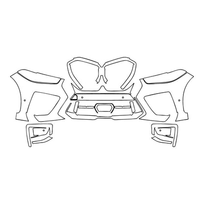 PPF prédécoupé BMW X5 X5 M Competition 2025