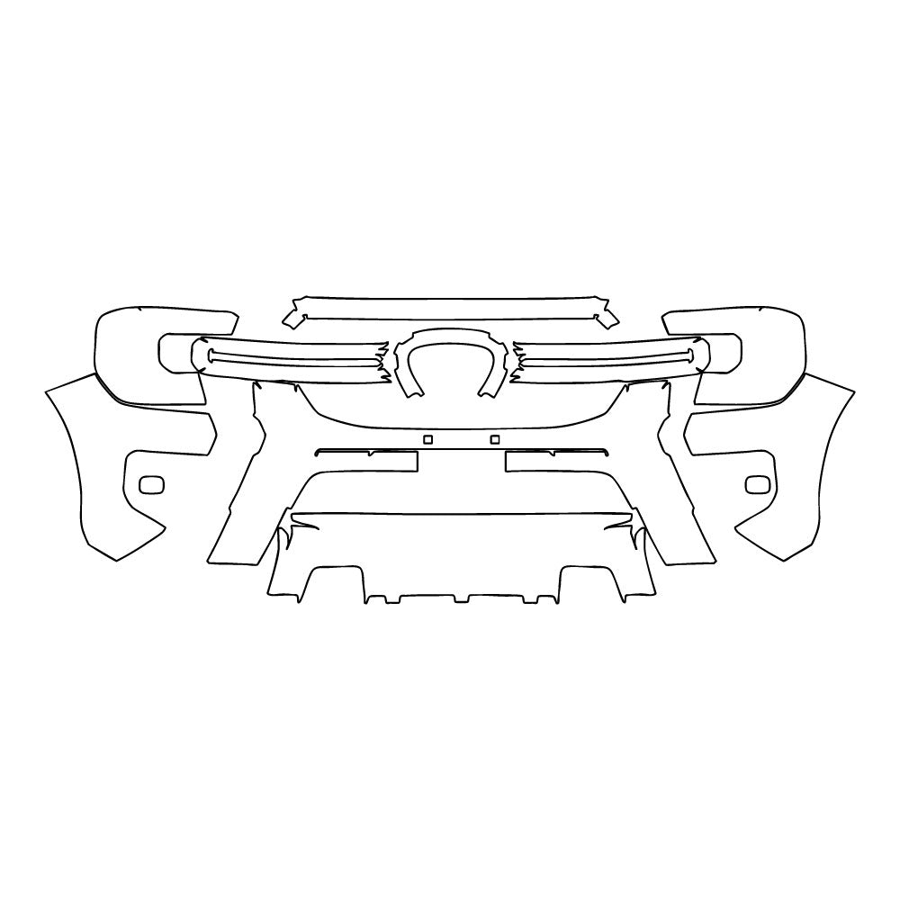 PPF prédécoupé Ford Ranger (EU) Wildtrak 2024