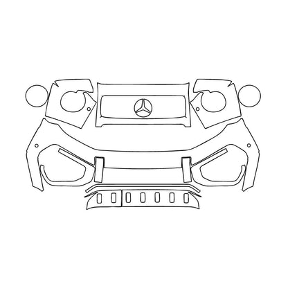 PPF prédécoupé Mercedes-Benz G Class AMG G63 2025
