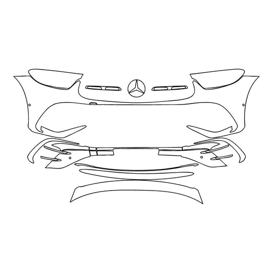 PPF prédécoupé Mercedes-Benz GLC Coupe AMG line 2025