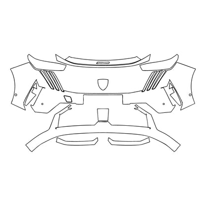 PPF prédécoupé Peugeot E-3008 (EU) Allure 2025