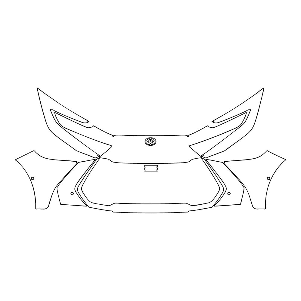 PPF prédécoupé Toyota C-HR PHEV (EU) 2025