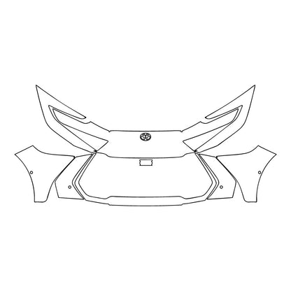 PPF prédécoupé Toyota C-HR PHEV (EU) 2025