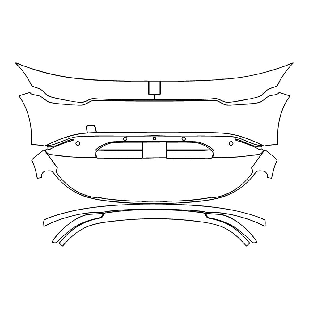 PPF prédécoupé Zeekr 7X 2025