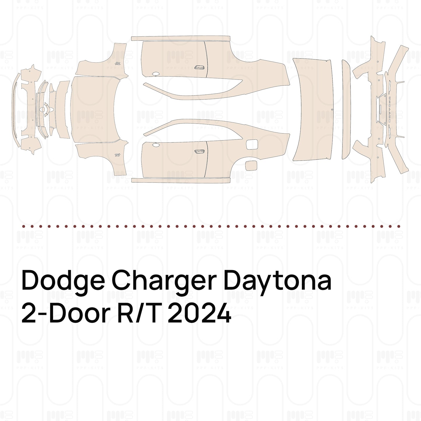 PPF prédécoupé Dodge Charger Daytona 2-Door R T 2024