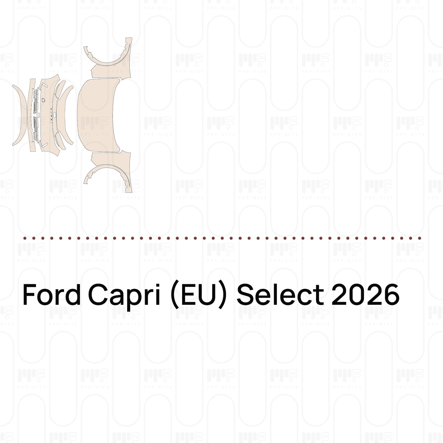 PPF prédécoupé Ford Capri (EU) Select 2026