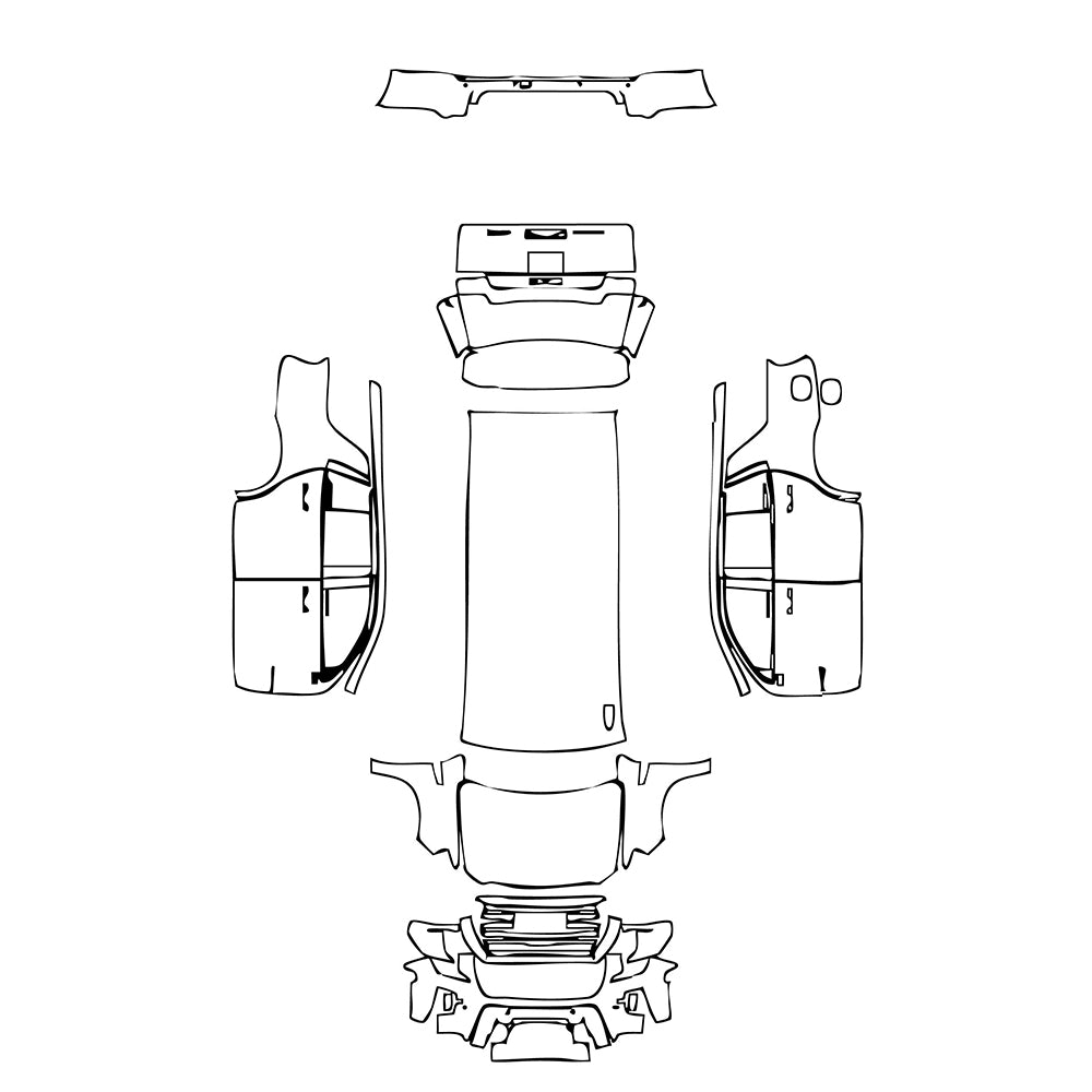 Pre-Cut PPF GMC Yukon  AT4 2023 - PPF-Kits