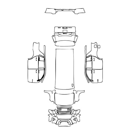 Pre-Cut PPF GMC Yukon  AT4 2023 - PPF-Kits