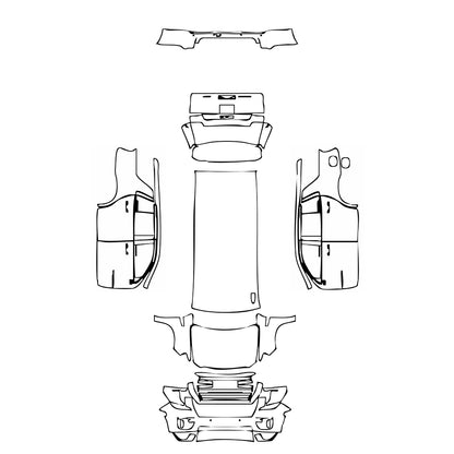 Pre-Cut PPF GMC Yukon  SLT 2023 - PPF-Kits