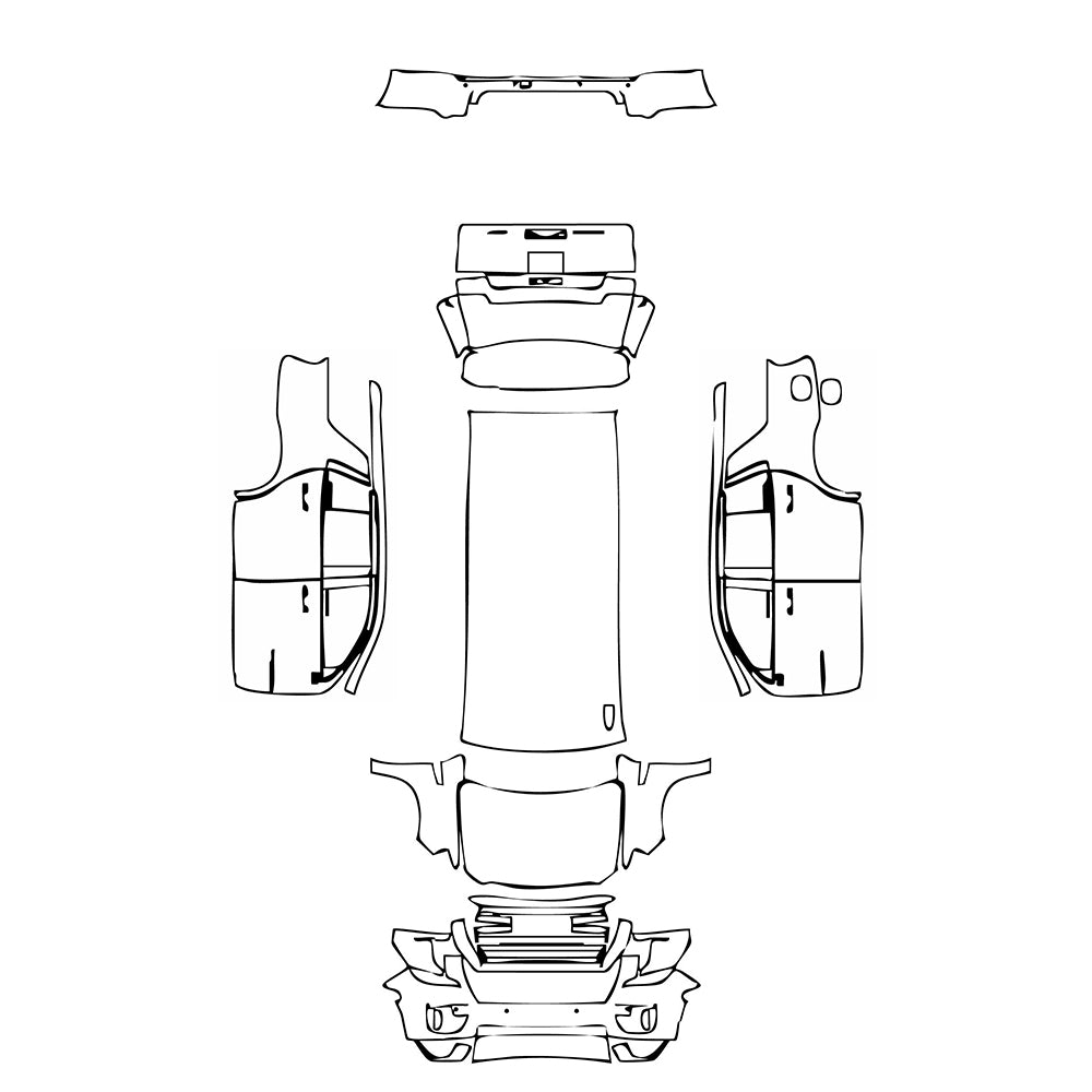 Pre-Cut PPF GMC Yukon  SLT 2024 - PPF-Kits