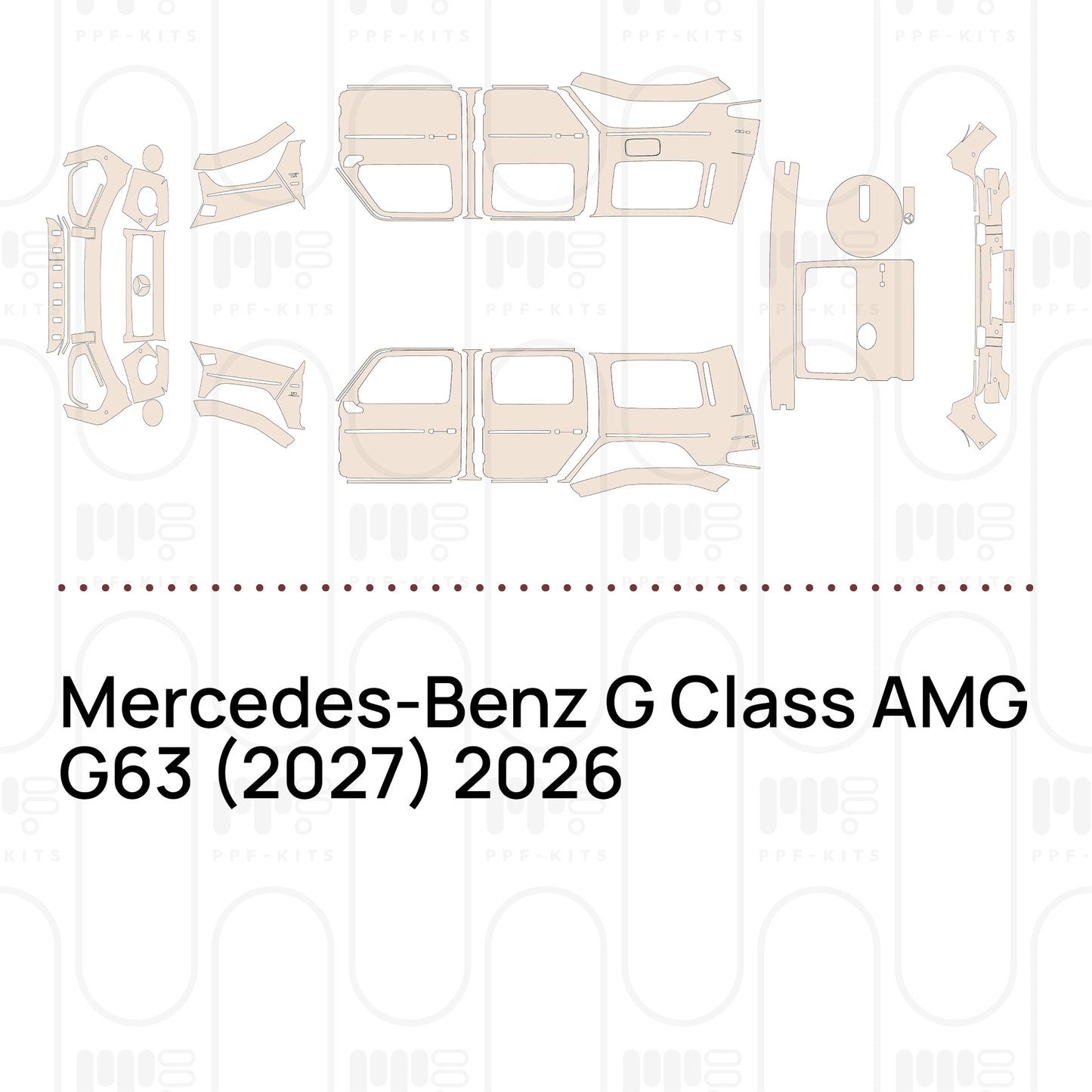 PPF prédécoupé Mercedes-Benz G Class AMG G63 (2027) 2026