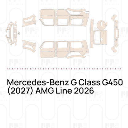 PPF prédécoupé Mercedes-Benz G Class G450 (2027) AMG Line 2026