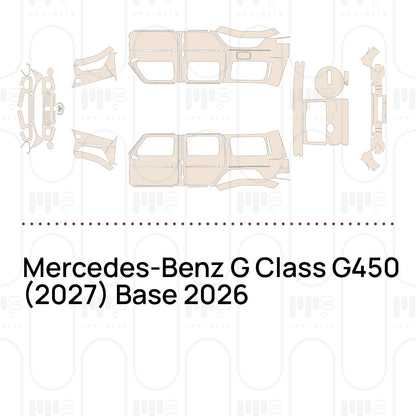 PPF prédécoupé Mercedes-Benz G Class G450 (2027) Base 2026