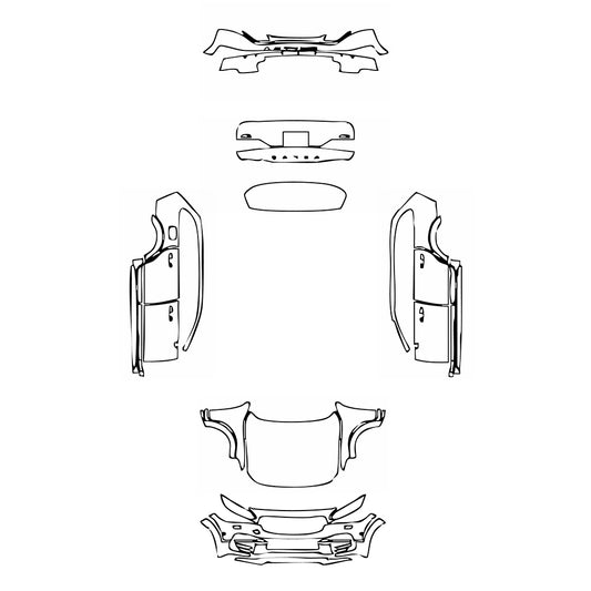 Pre-Cut PPF Volvo V90  Cross Country 2018 - PPF-Kits