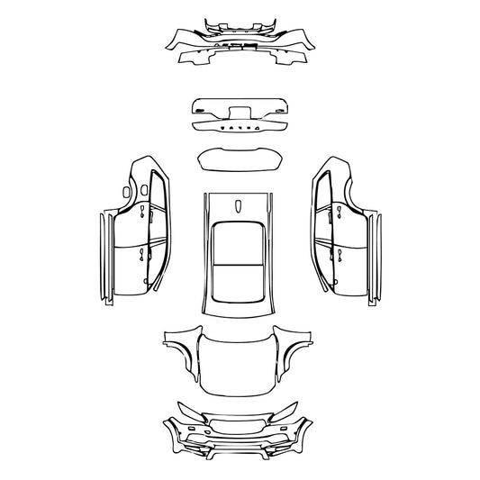 Pre-Cut PPF Volvo V90  Cross Country 2023 - PPF-Kits