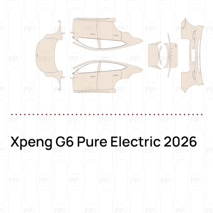 PPF prédécoupé Xpeng G6 Pure Electric 2026