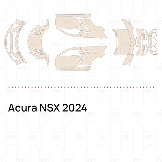 PPF prédécoupé Acura NSX 2024