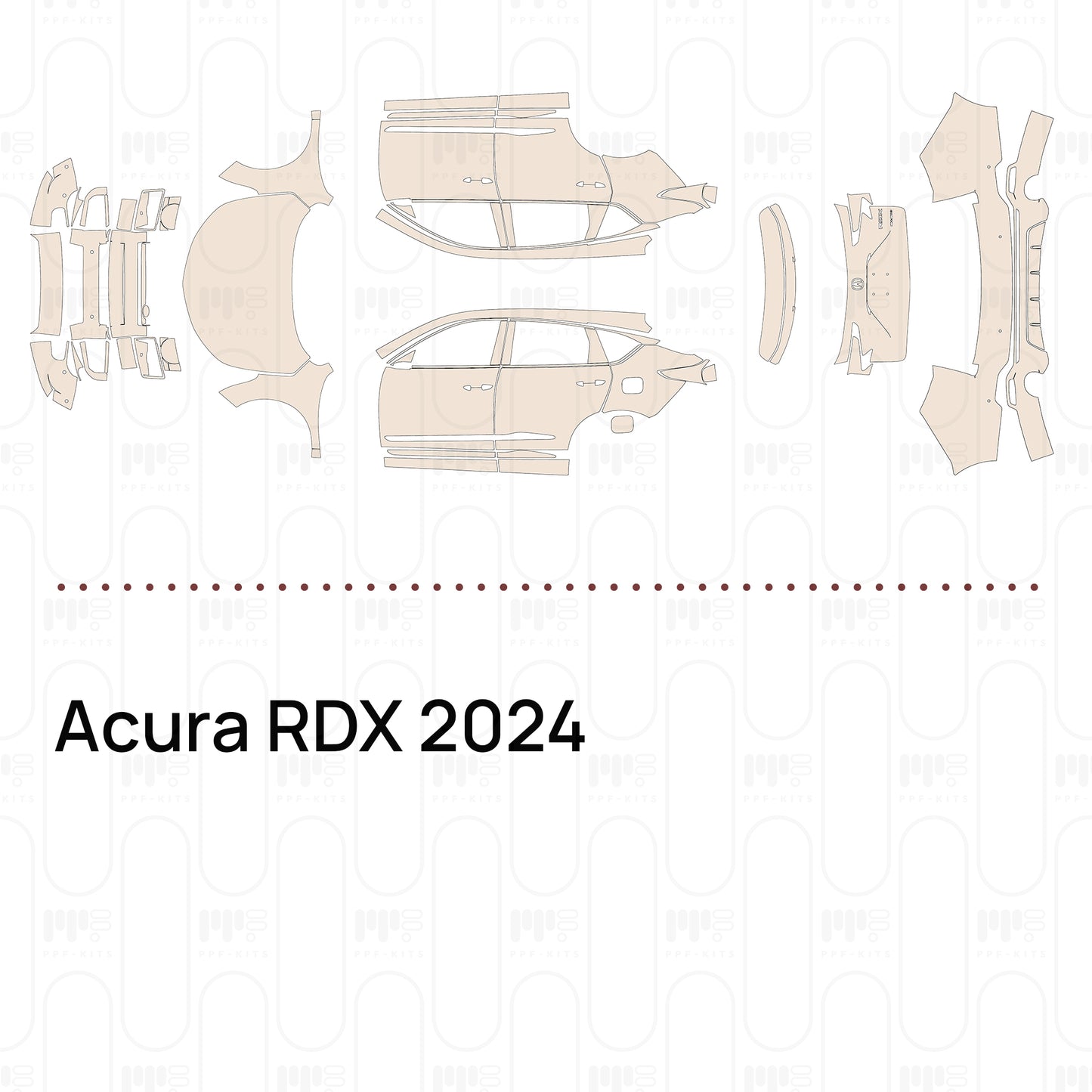PPF prédécoupé Acura RDX 2024
