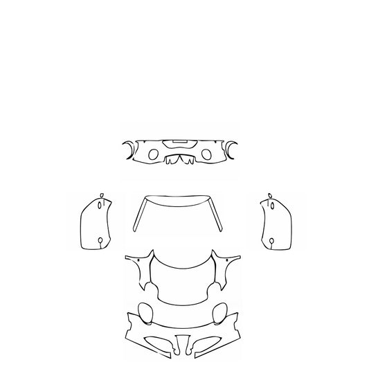 Pre-Cut PPF Alfa Romeo 4C Spider 2017 - PPF-Kits