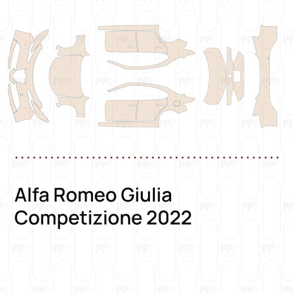 PPF prédécoupé Alfa Romeo Giulia Competizione 2022