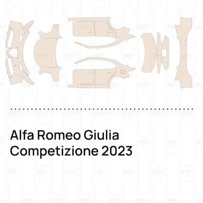 PPF prédécoupé Alfa Romeo Giulia Competizione 2023