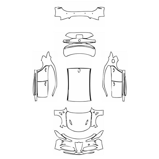 Pre-Cut PPF Alfa Romeo Giulia Quadrifoglio 2022 - PPF-Kits