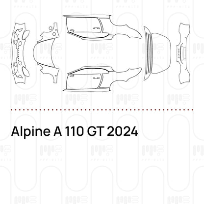 PPF prédécoupé Alpine A 110 GT 2024