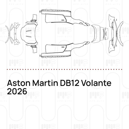 PPF prédécoupé Aston Martin DB12 Volante 2026