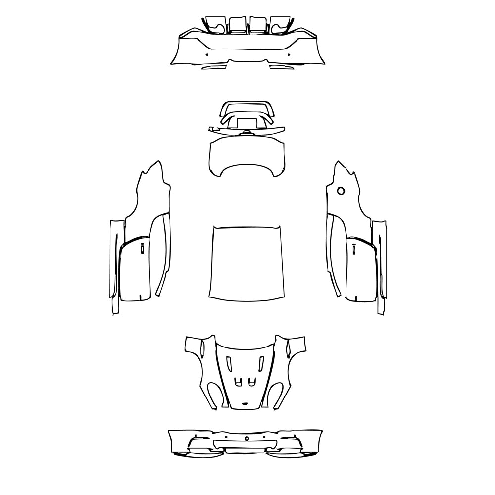 Pre-Cut PPF Aston Martin DBS 2016 - PPF-Kits